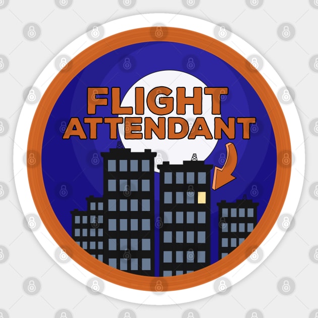 Flight Attendant Sticker by DiegoCarvalho